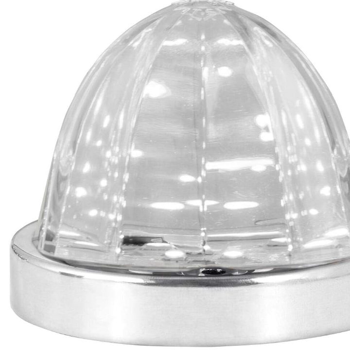 반 트럭 외부 미니 워터 멜론 트럭 마커 조명 지붕 마커 라이트 유리 쉘 자동차 조명 지붕 마커 조명 Turck Trailer를위한 LED 수박 조명 