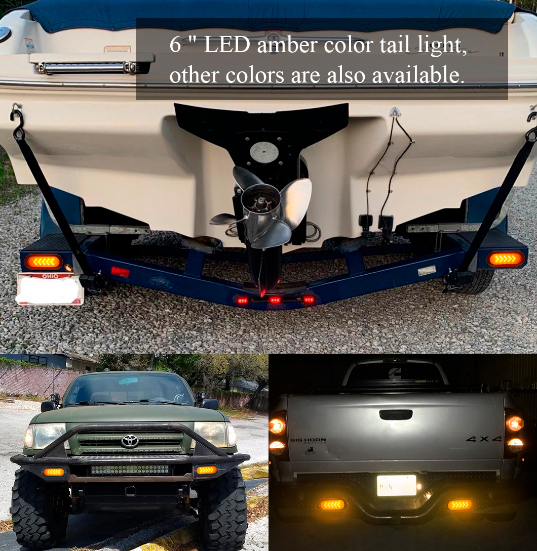 6 인치 LED 테일 라이트 6 