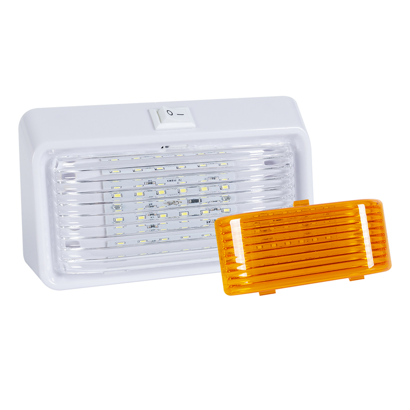 12V 직사각형 RV 차양 조명 