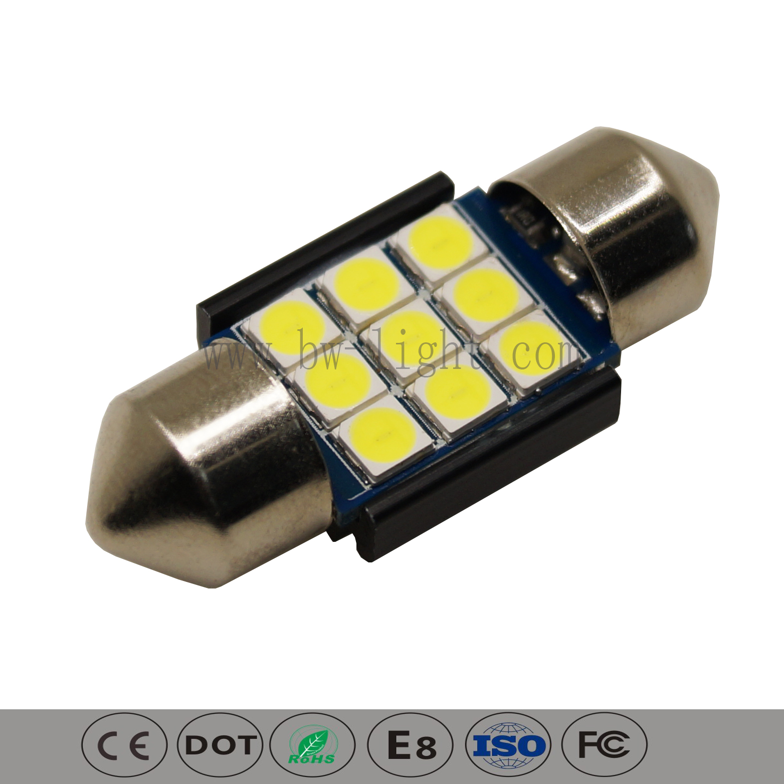 31mm Super Bright LED 돔 전구 자동차 조명 