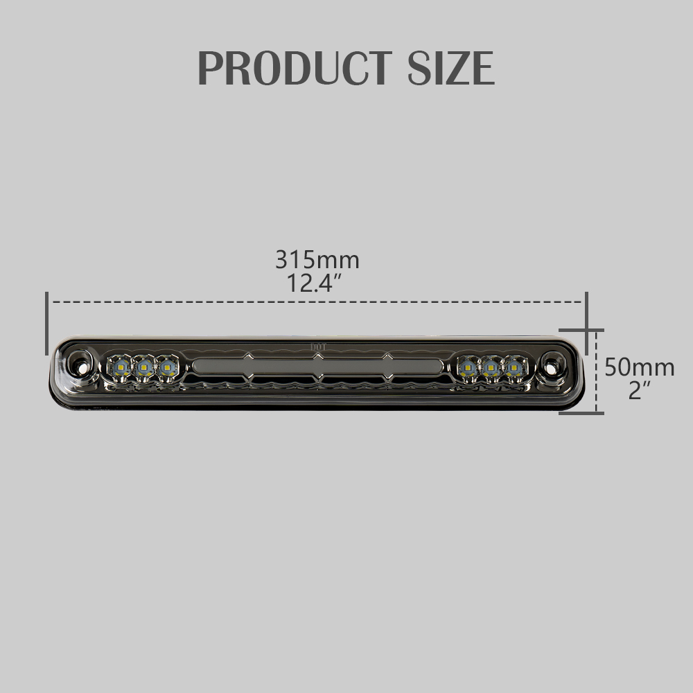 1988-1998 Silverado & GMC C /K 시리즈의 독특한 디자인 LED 테일 /화물 세 번째 브레이크 라이트