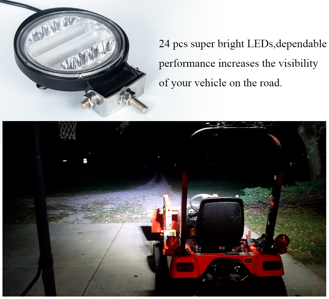 4 인치 LED 작업 조명 72W 4 