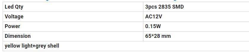 Dodge LED marker lights BD-003Y2835A-S 닷지 LED 마커 라이트 BD-003Y2835A-S
