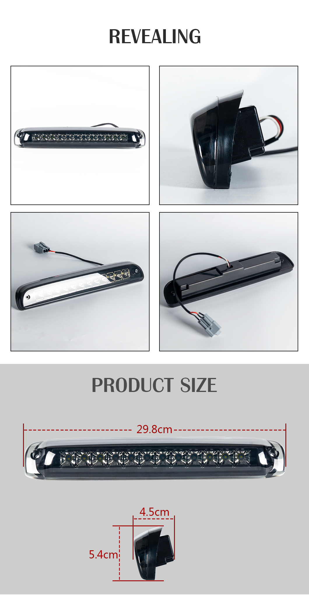 F250High 마운트 세 번째 브레이크 라이트 GX-012WR05SY