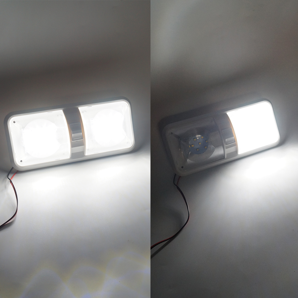 LED 내부 더블 돔 RV 조명 