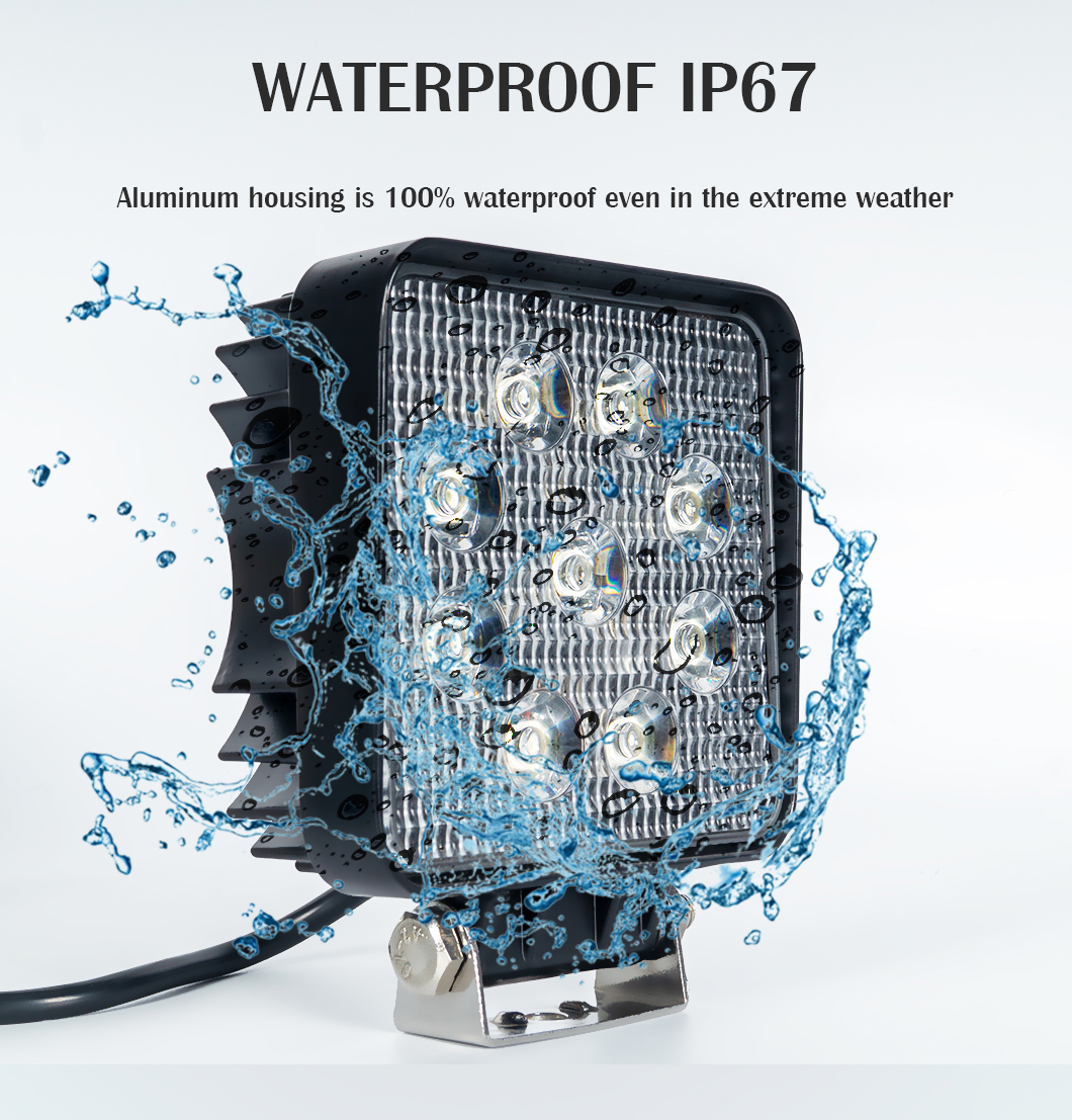 자동차 48W*2 트럭 용 LED 제곱 작업 조명