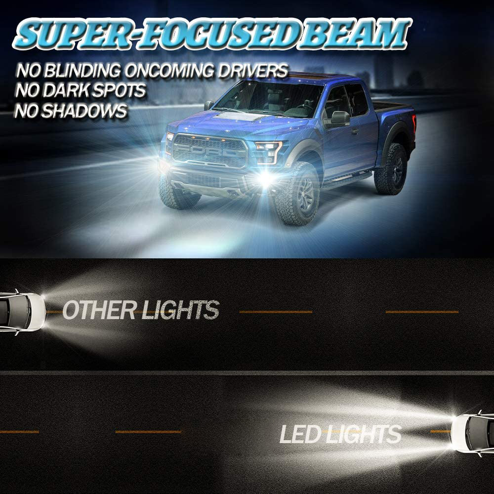  4 인치 포드 2015-2020 F150 안개 LED 작업 조명