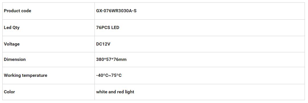 2009-2017 Dodge 3rd Lights GX-076WR3030A-S