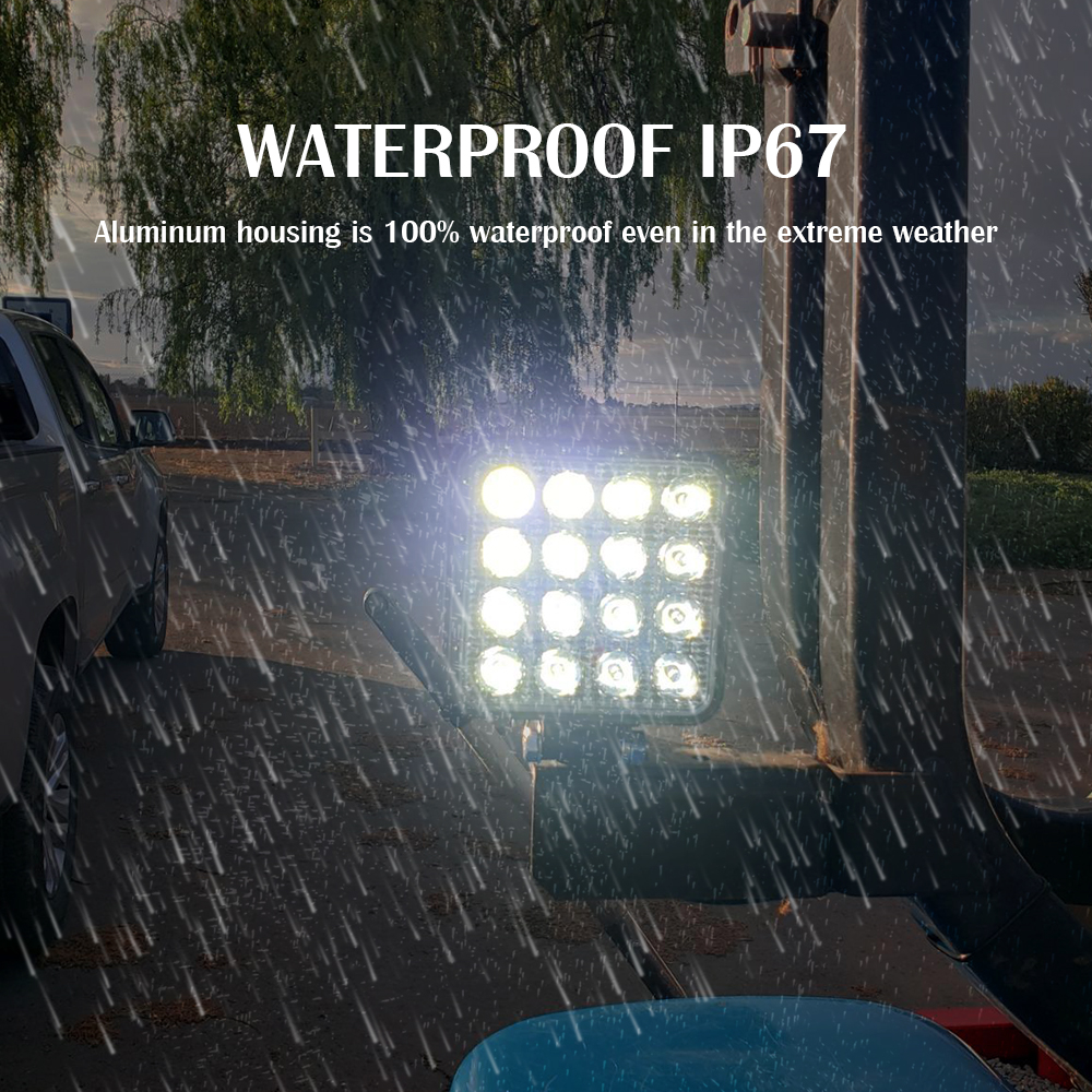 도매 48W 제곱 LED 작업 라이트 바 