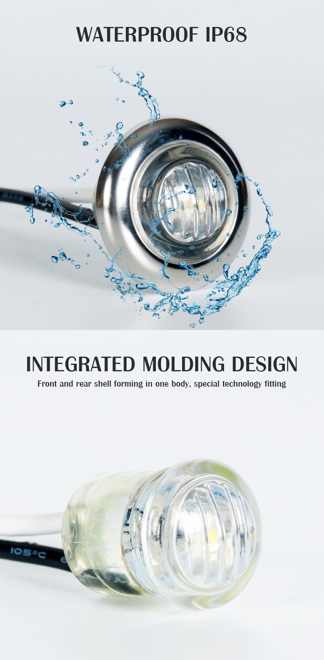 3/4 인치 LED 자동차 조명