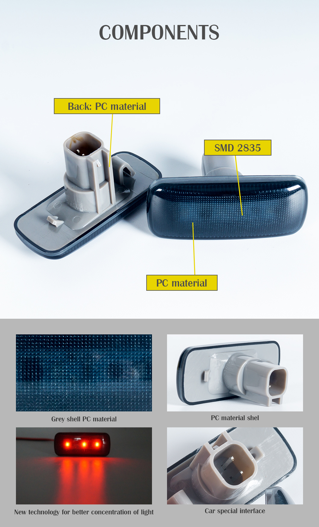 닷지 LED 마커 조명