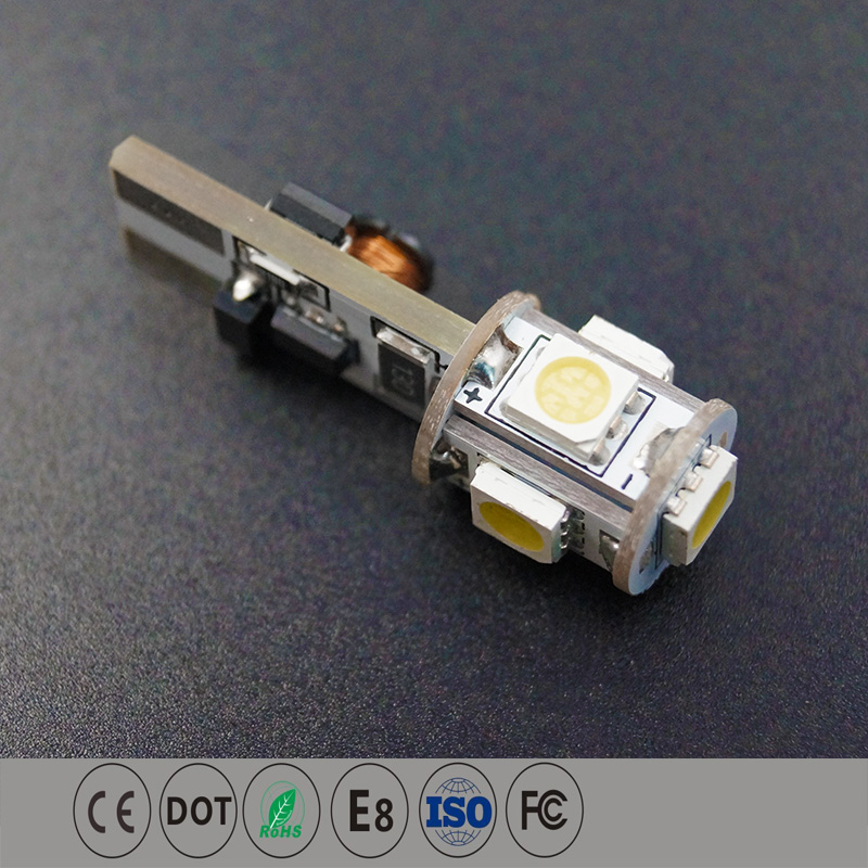 T10 LED 웨지 전구 CANBUS 오류 무료 내부 전구