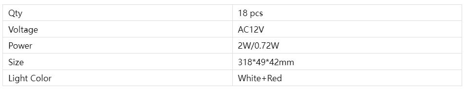 Chevy Brake Lights GX-018WR2835B-S