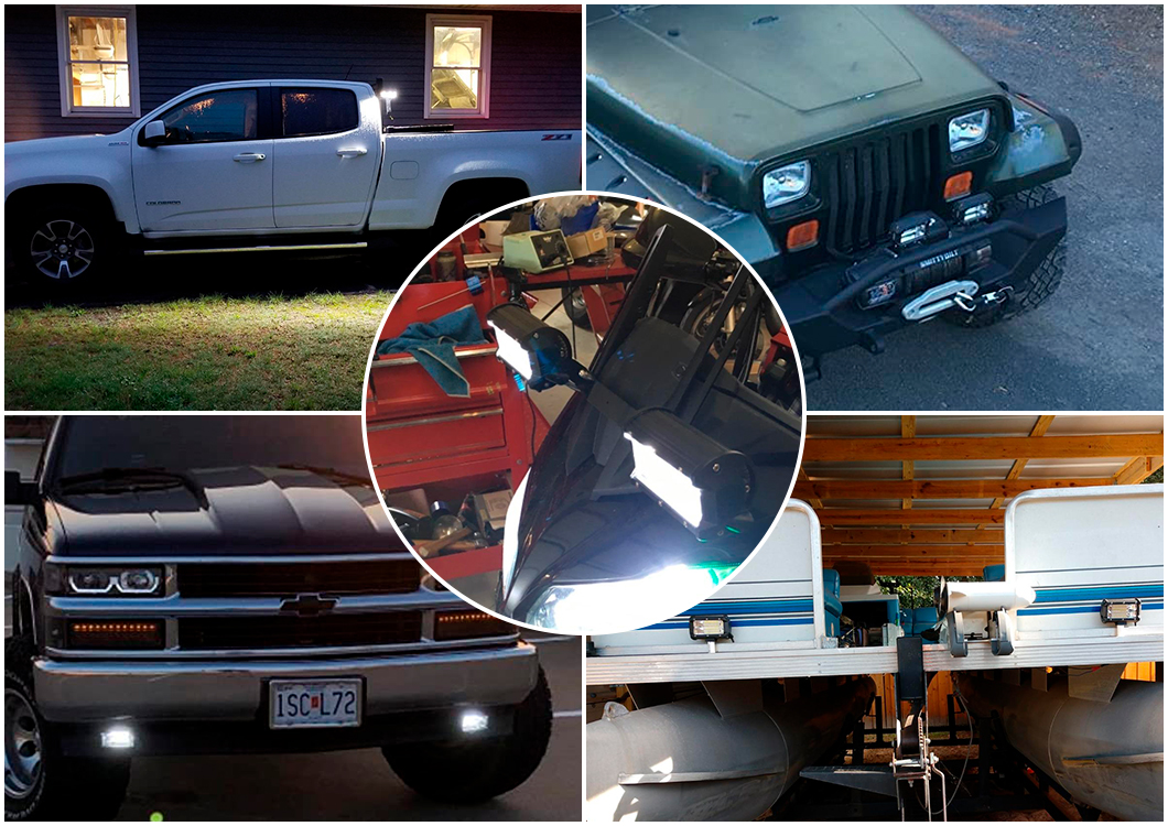 LED 작업 라이트 바 72W LED 작업 조명, 72W LED 드라이빙 라이트, LED 이중 행, 이중 행 LED 작업 조명, 이중 행 LED 드라이빙 라이트