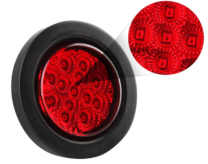 2.5" 원형 LED 측면 마커 조명 원형 트레일러 트럭 조명