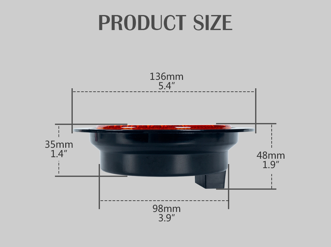6 인치 LED 테일 라이트