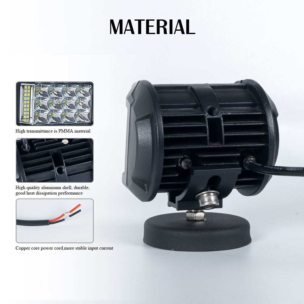 중국 제조업체의 노란색 63W 오프로드 LED 드라이빙 라이트 바