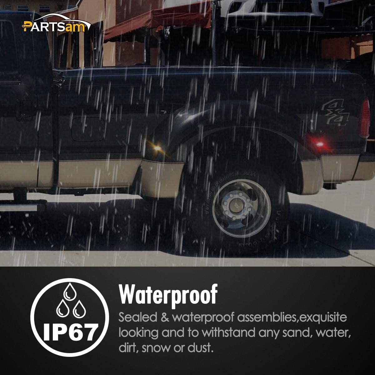 27W LED 작업 조명, 사각 방수 LED 작업 조명, 48W 핫 세일 LED 작업 조명, 파란색 LED 자동차 전구, 포드 마즈다의 세 번째 브레이크 라이트