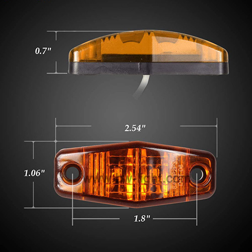 타원형 | 자동 | 12V | LED 마커 조명 | 