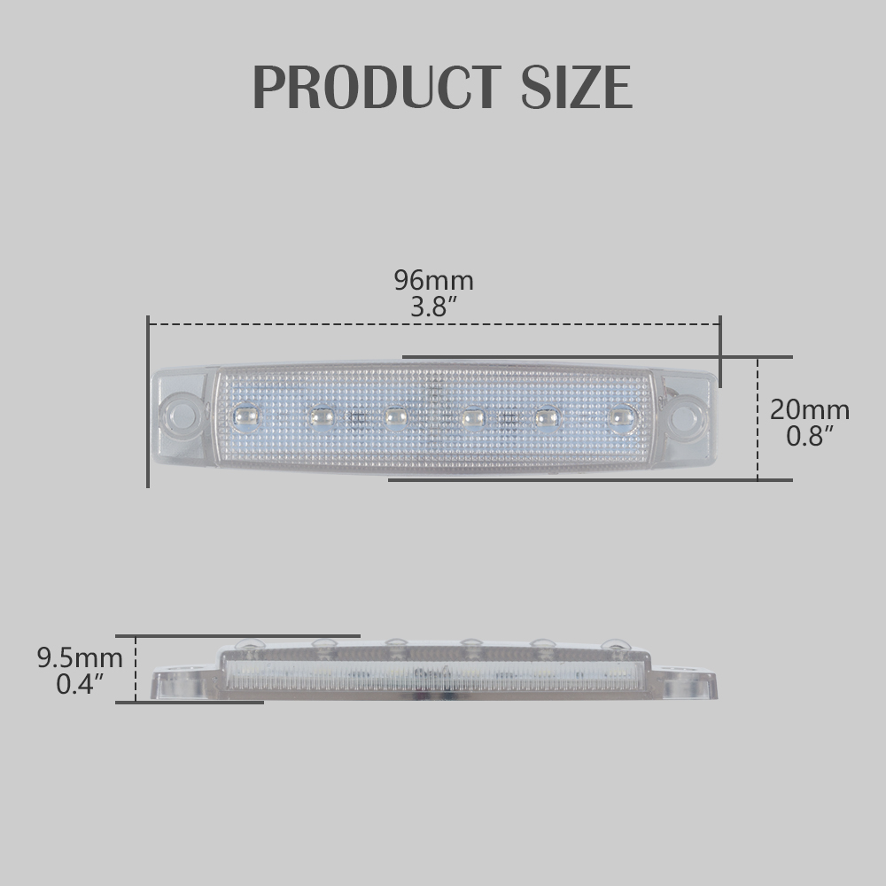  3.8 "인치- 블루 LED 해양 마커 라이트